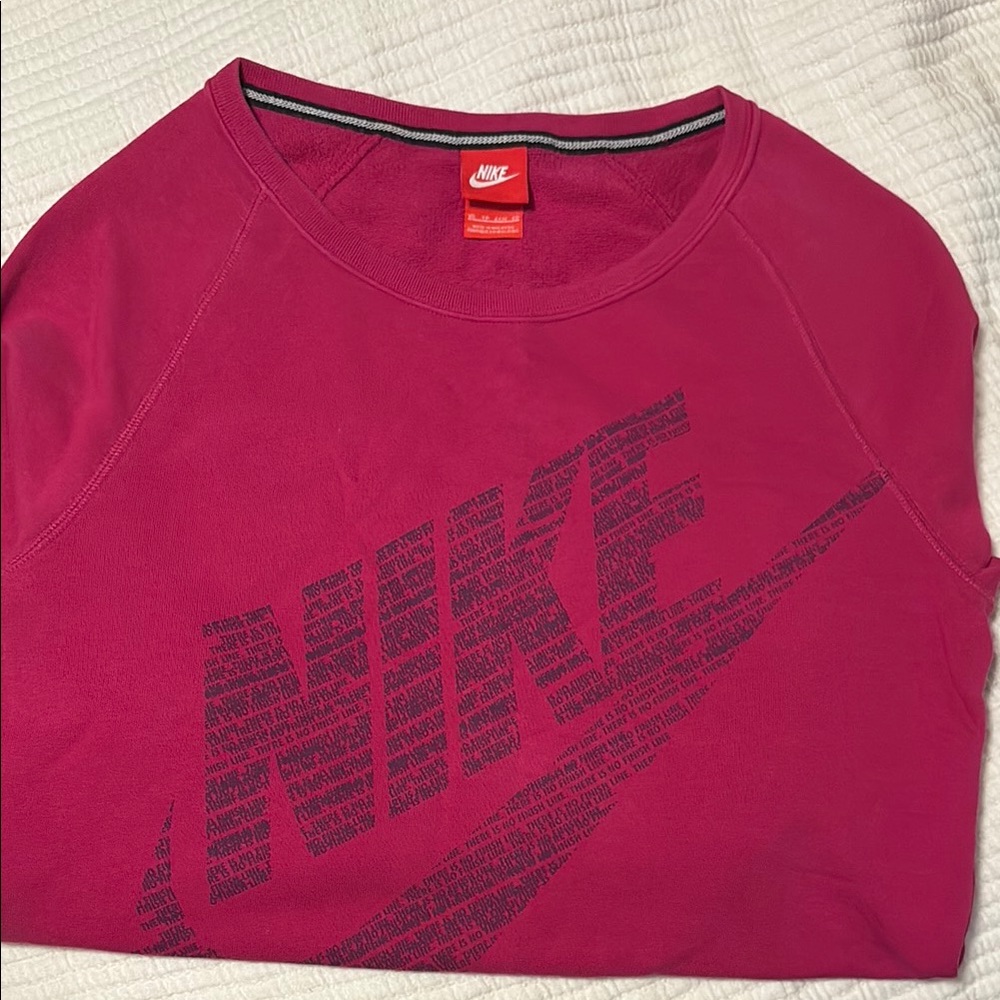 Nike Fuchsia Pink Sweatshirt